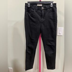 Free People Black Skinny Jeans